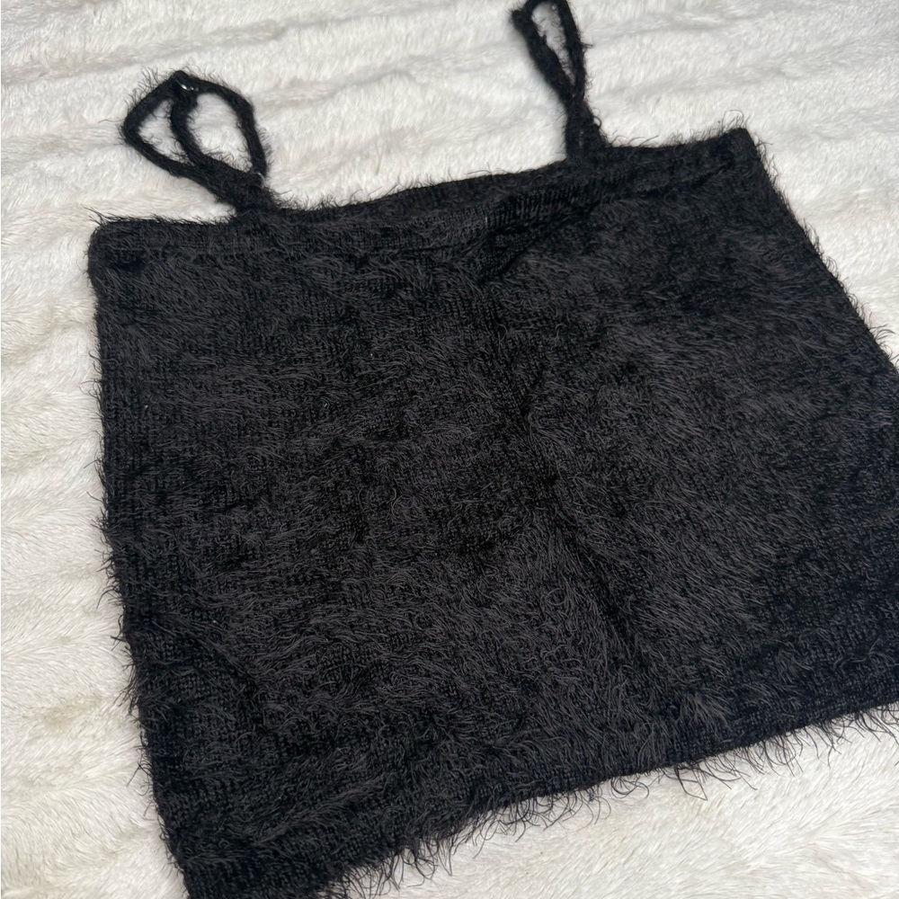 Forever 21 Black Textured Top